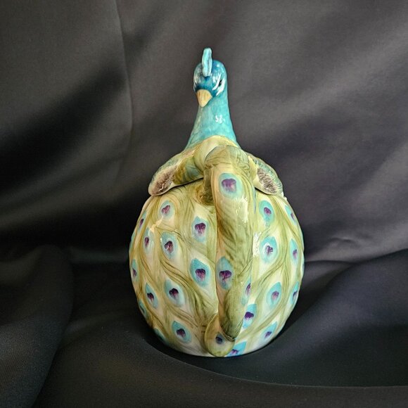 Rachel Bilson Edie Rose Home Peacock Collection Teapot - Picture 6 of 12